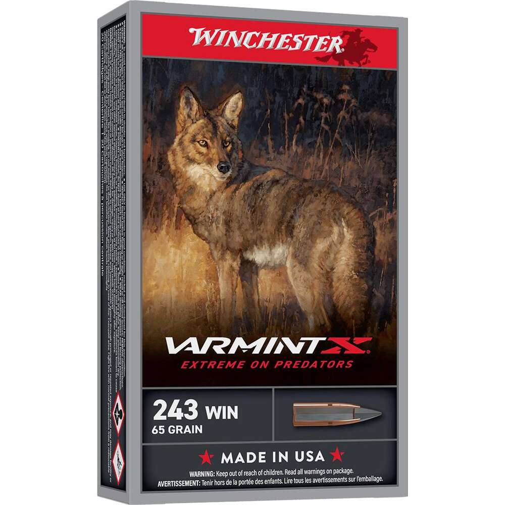 Ammunition Winchester Ammunition Ready Series 243Win 243 WIN VARMINTX XP 65 GR 20/RD